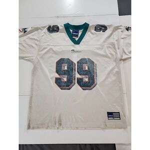 Vintage Miami‎ Dolphins Jason Taylor #99 Adidas Jersey XL White NFL 1999-2001